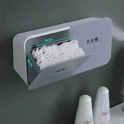 Decorbites™ Wattestäbchen- und Pad-Halter: Badezimmer-Organizer & Kosmetikbehälter
