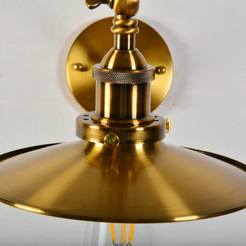 Gold Adjustable Wall Light