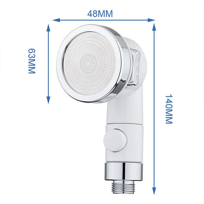 DecorBites™ 3 Modes White Water Faucet Handheld Shower Nozzle for Bathroom and Kitchen