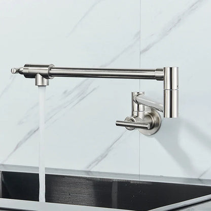 Decorbites™ Drehgelenk-Auslauf Messing-Küchenarmatur, Einloch Zwei-Griff Schwingarm