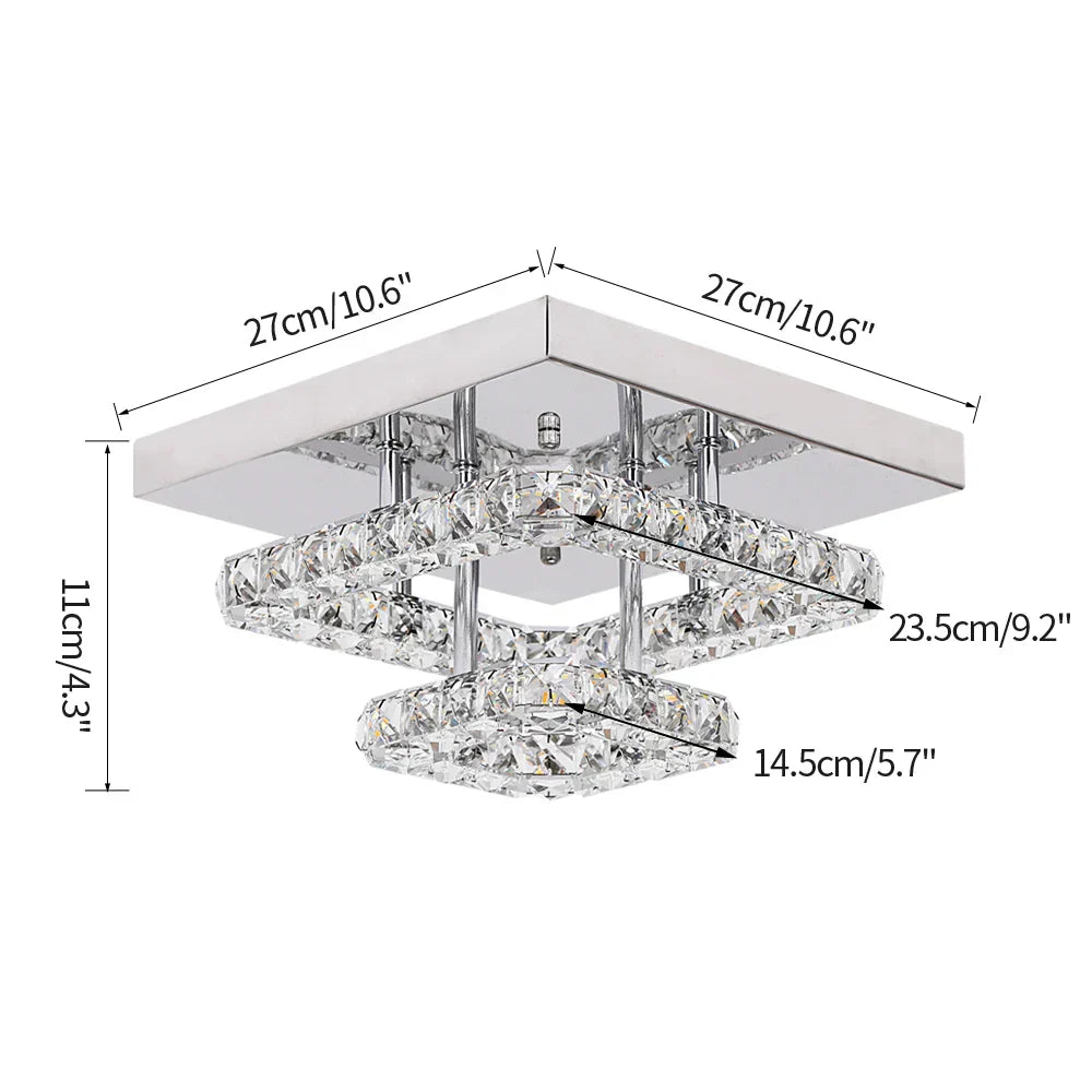 Decorbites™ Kristall-LED-Deckenleuchter Moderne Beleuchtungseinrichtung für Heim- und Hoteldekoration