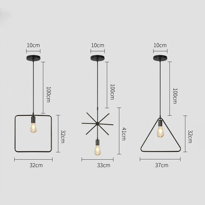Decorbites™ Industrielle Nordische Retro-Pendantleuchten für Zuhause und Bar als Kronleuchter.