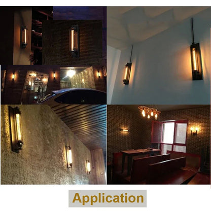 DecorBites™ Industrial Wall Lamp: Black/Silver/Copper 8W LED Bedroom Cafe Sconce