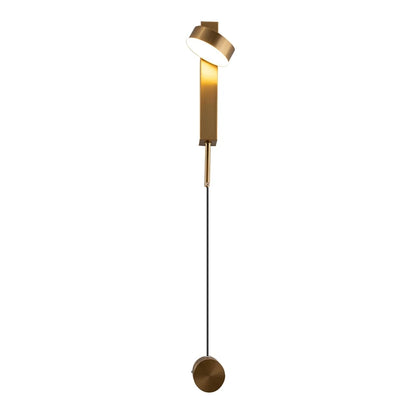 DecorBites™ Gold LED Wall Lamp with Dimming Switch - Creative Design for Bedroom and Hallway