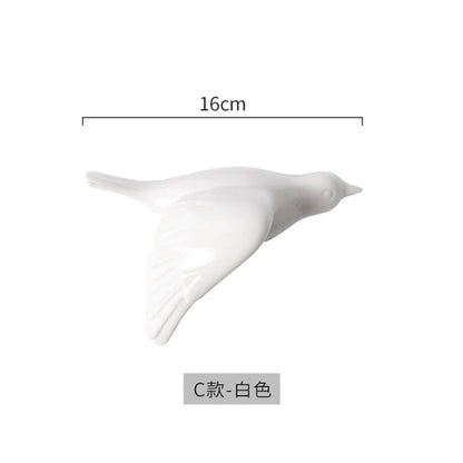 DecorBites™ Golden Bird Wall Hanging Modern Decor Pigeon Accessory