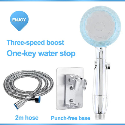 Decorbites™ Hochdruck-Duschkopf mit 3 Funktionen für magische Massage und Wassersparfunktion
