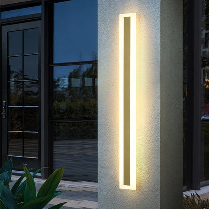 Decorbites™ LED Wandlampe: Wasserdicht, dimmbar, Aluminium, Außenwandleuchte – Gold