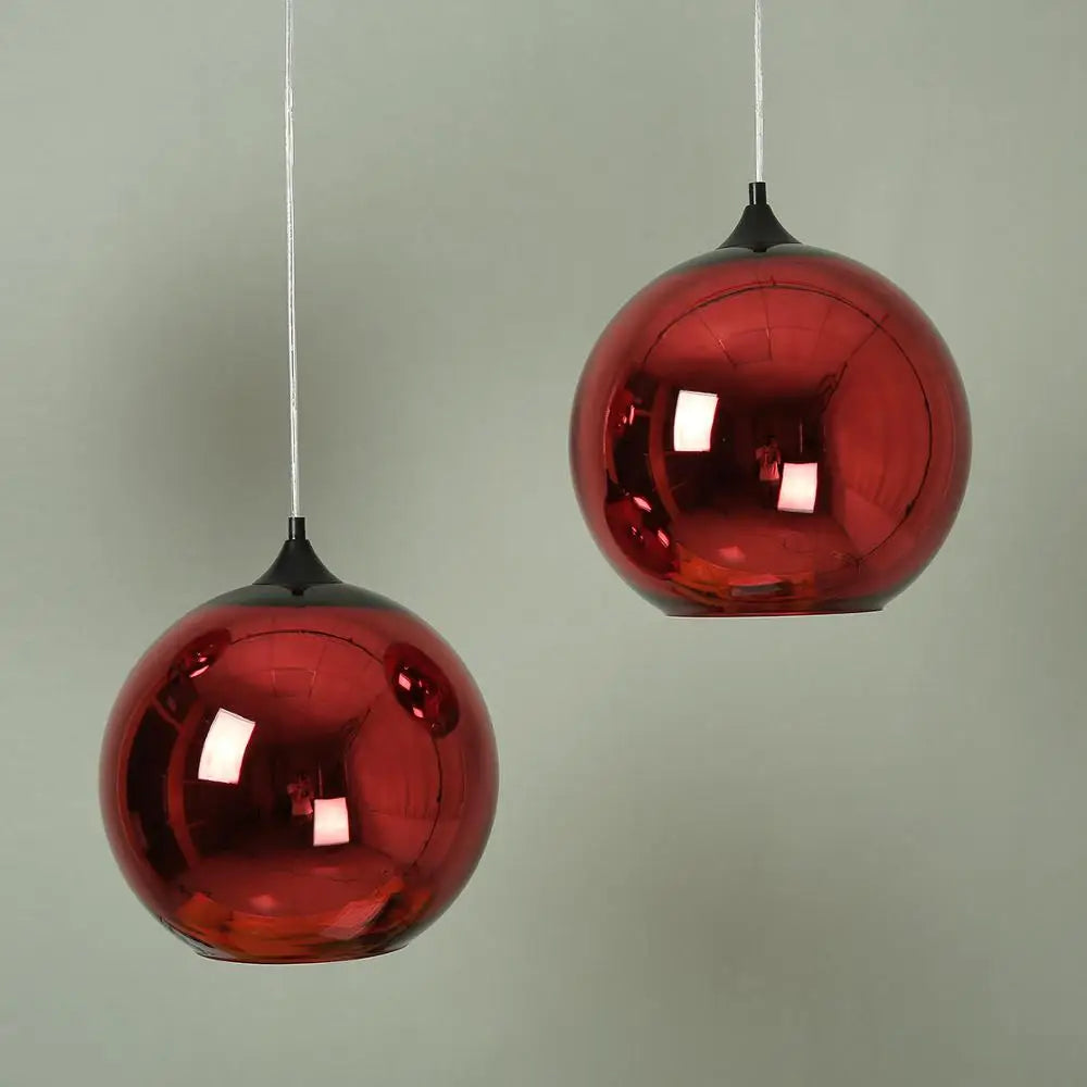 Decorbites™ Goldener Ball-Glas-Hängeleuchte LED für Küche Wohnzimmer Café Hanglamp