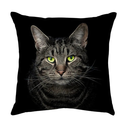 Decorbites™ Süßes Katzen-Sofa-Baumwoll-Leinen-Kissenbezug Polsterbezug Heimdekoration Kissen