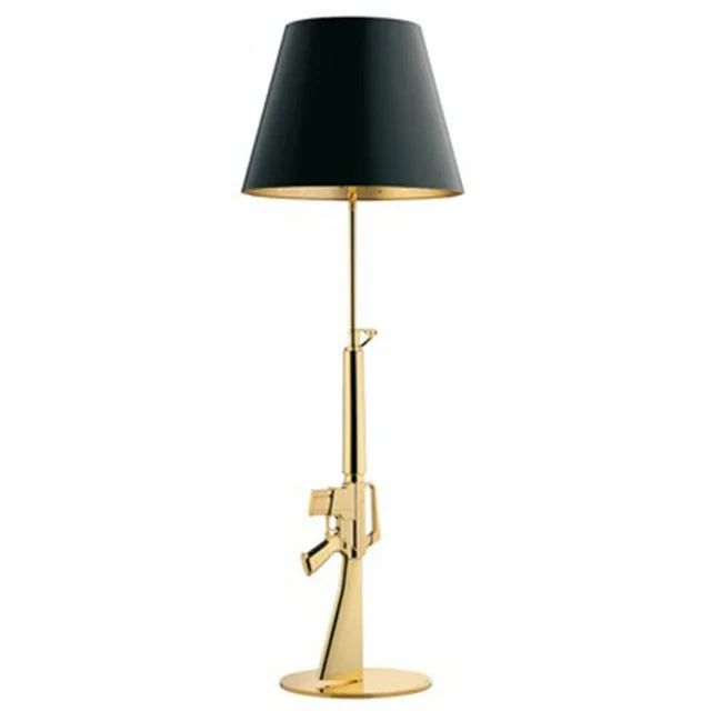 Gold Resin Floor Lamp