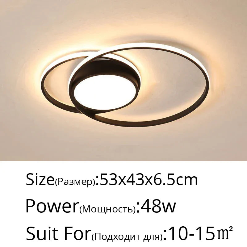 DecorBites™ LED Ceiling Light: Modern Home Lighting Fixture for Living, Dining, Bedroom