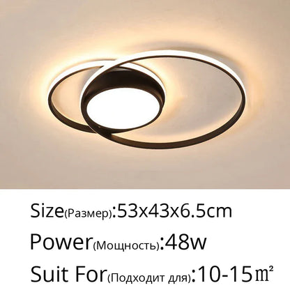 DecorBites™ LED Ceiling Light: Modern Home Lighting Fixture for Living, Dining, Bedroom