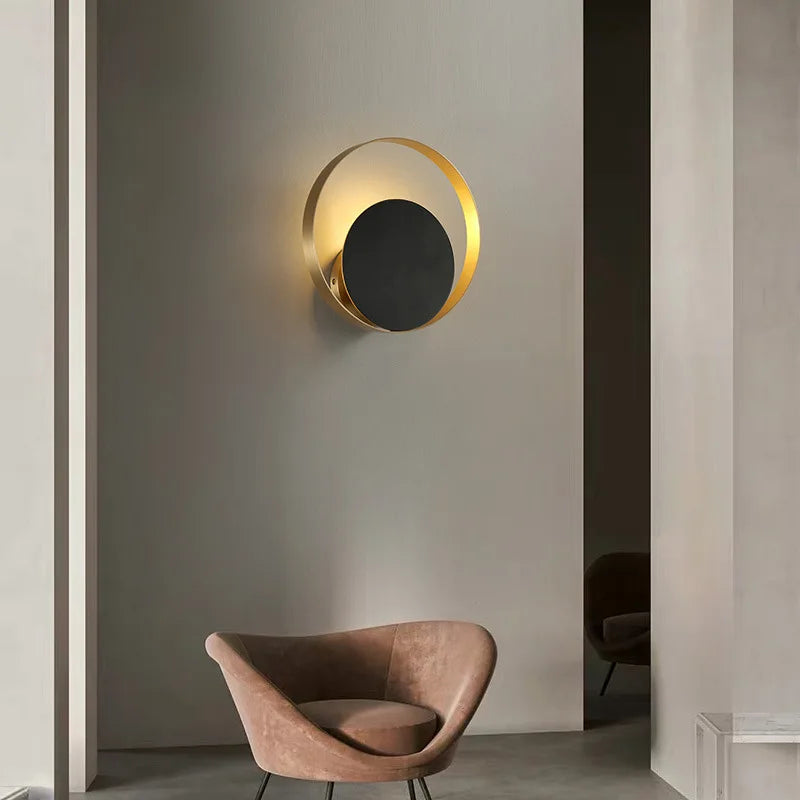 Decorbites™ Gold Nordic LED Wandlampe - Modernes & Stilvolles Innenbeleuchtung für Wohnzimmer, Schlafzimmer, Esszimmer & Nachttisch