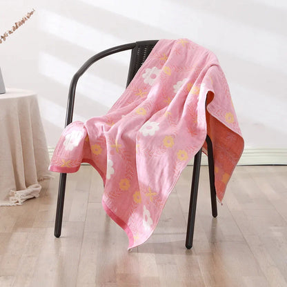 DecorBites™ Cotton Gauze Bath Towel -different styles