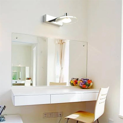 DecorBites™ Crystal LED Vanity Mirror Light for Bathroom and Makeup Table