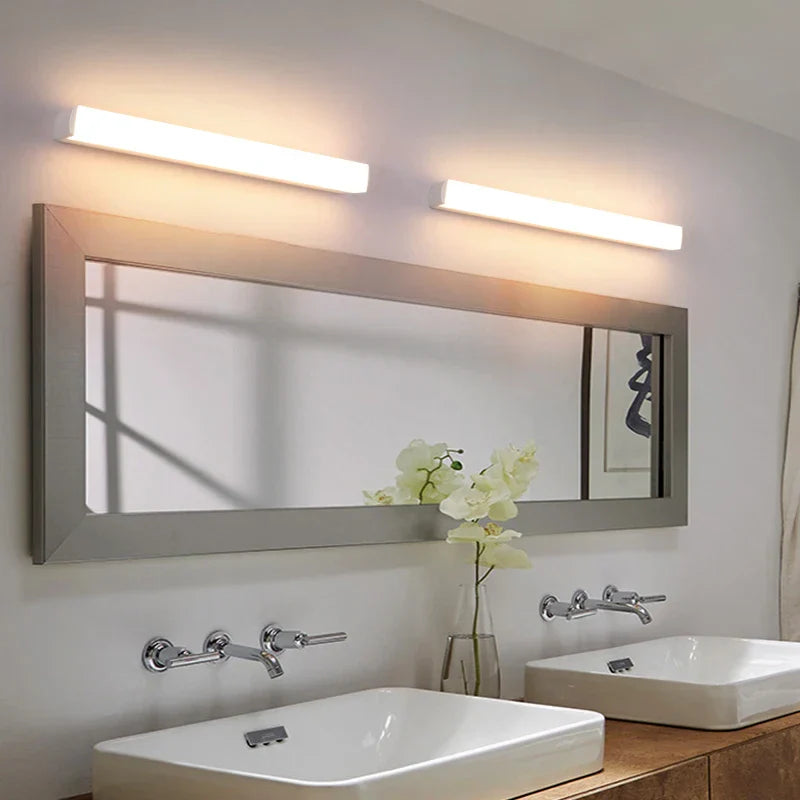 Decorbites™ LED-Acrylic-Wandleuchte für Badezimmer & Schlafzimmer, modernes Minimaldesign, antiebdunstende Sconces