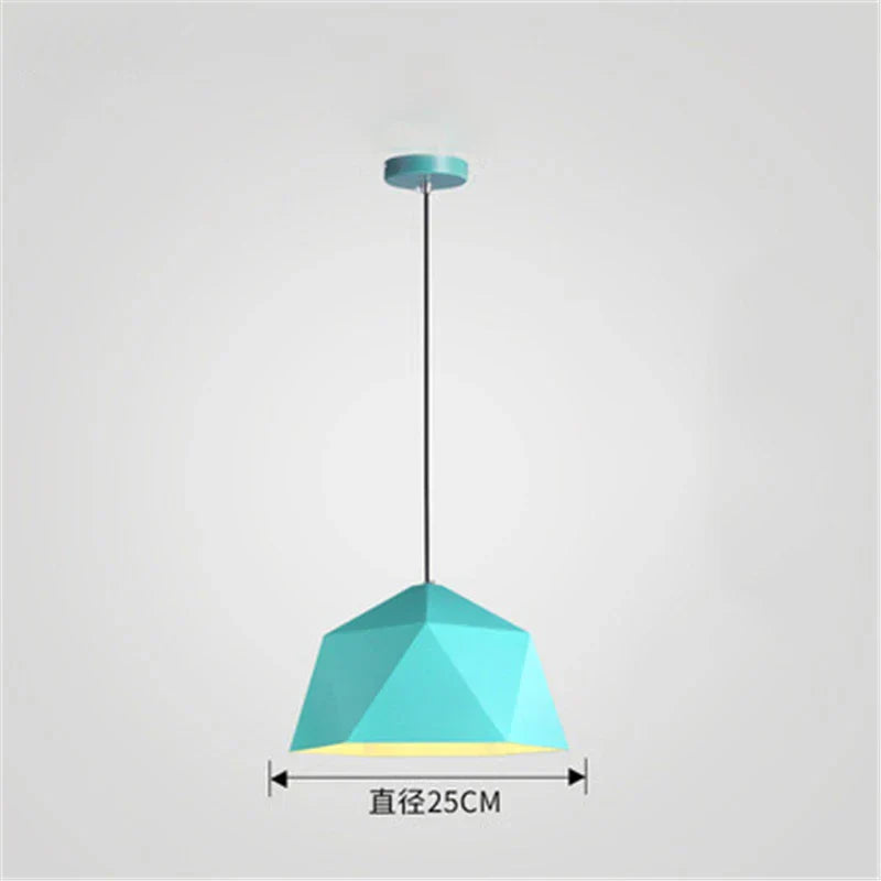Decorbites™ Eisen-Diamant-Hängeleuchter Moderne Geometrie Pendelleuchten für Wohnzimmer & Café