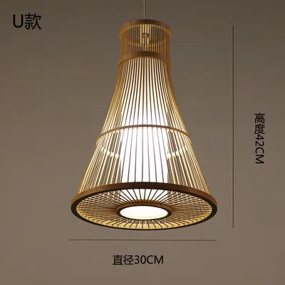 Bamboo Modern Chandelier Light