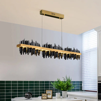 Decorbites™ Eisberg-Design LED-Kronleuchter – Moderne Beleuchtung für Esszimmer und Kücheninsel