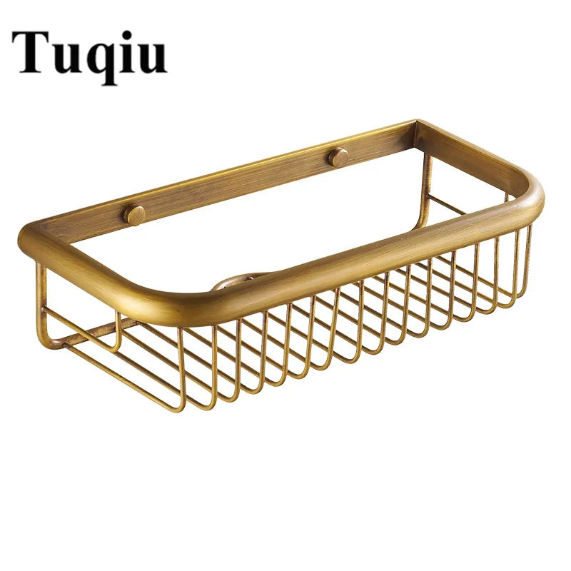 Gold Brass Bathroom Shelf