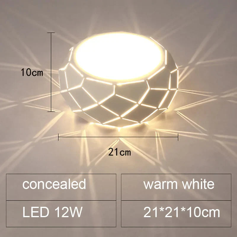 Decorbites™ LED-Deckenleuchte: Simplicity 5W 12W dimmbare Zylinderlampe für Gang Korridor