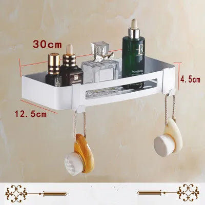 Gold White Bathroom Set