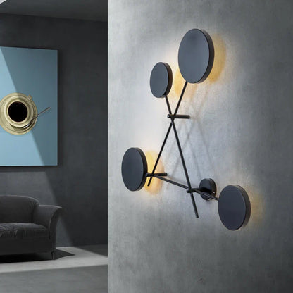 DecorBites™ Adjustable Rotating LED Wall Sconce with Switch, Modern Stair Hallway Fixture