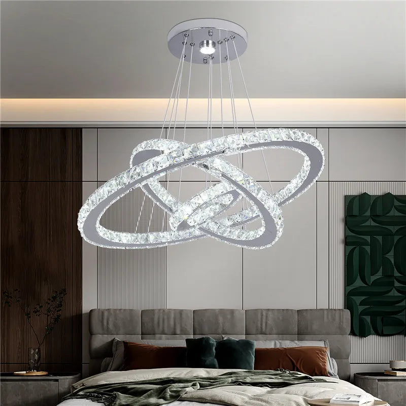 Decorbites™ Kristall-LED-Hängeleuchter, moderner nordischer Deckenleuchter für Wohn- und Esszimmer