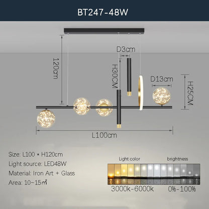 Decorbites™ LED-Kronleuchter: Moderne Innenbeleuchtung für das gesamte Haus – für Schlafzimmer, Wohnzimmer und Esszimmer