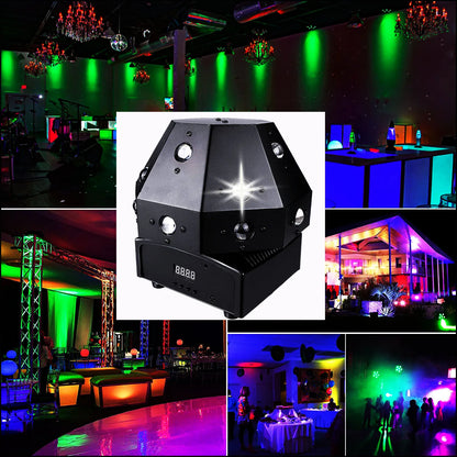 Decorbites™ Disco-Kugel-Lichter LED-Strahl-Laser-Stroboskop-Bewegtes-Kopf-DJ-Licht-Party-Bühnenbeleuchtung