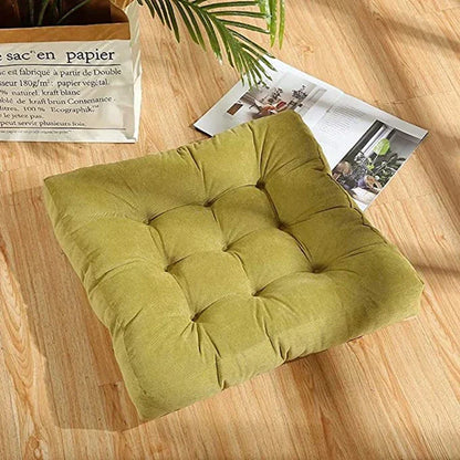 DecorBites™ Inyahome Square Floor Pillow Thick Cushion for Meditation, Yoga, Outdoor, Office