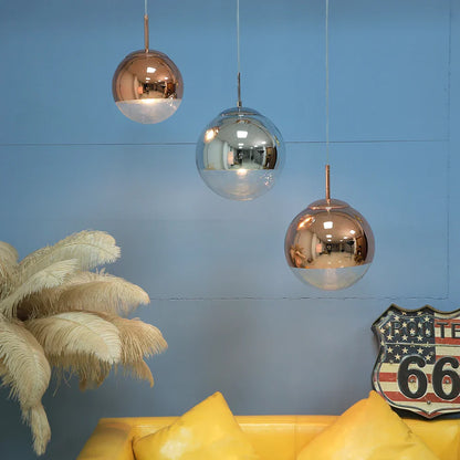 Decorbites™ Glasball-Elektroplattier-LED-Hängeleuchte für Küche, Wohnzimmer und Schlafzimmer