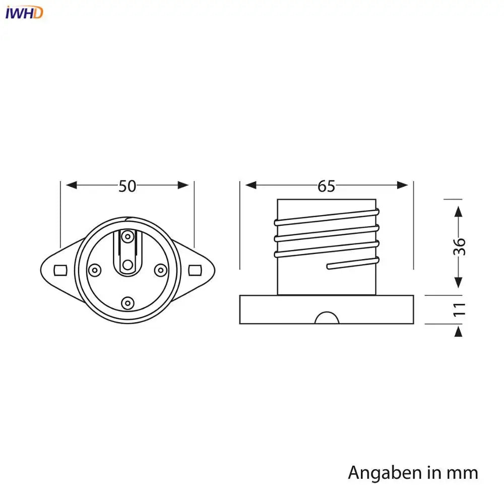 Decorbites™ Keramik E27 Lampenfassung für Tischleuchte - Fassung - Homekit