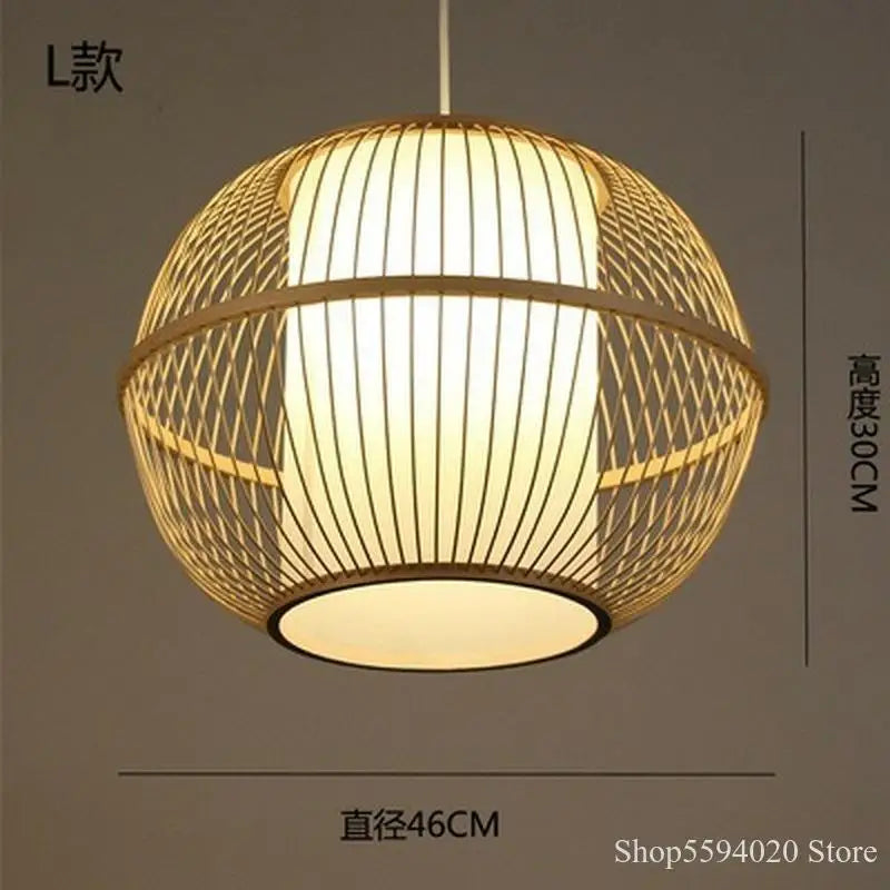 Bamboo Modern Chandelier Light