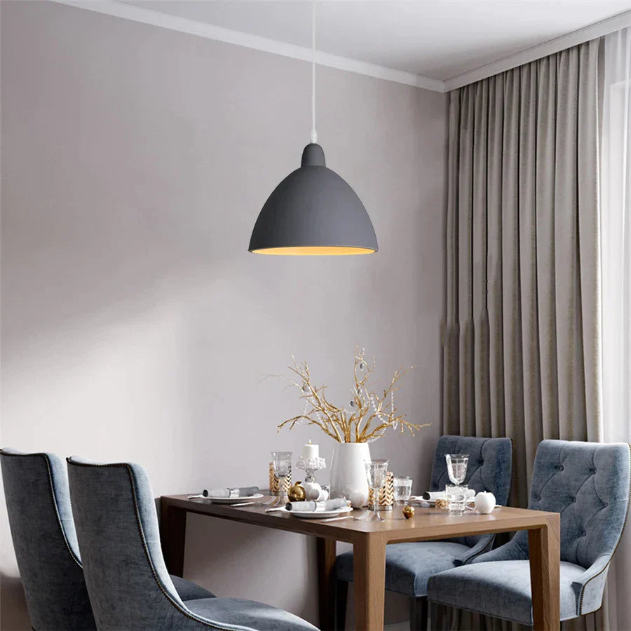Decorbites™ Industrielles Graues Pendellicht mit LED für Wohnzimmer, Eingangsbereich – Moderne Leuchte