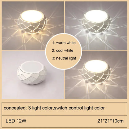 Decorbites™ LED-Deckenleuchte: Simplicity 5W 12W dimmbare Zylinderlampe für Gang Korridor