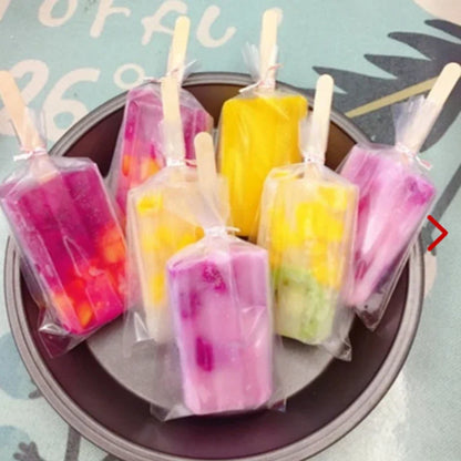 Decorbites™ Eiscreme-Beutel: Transparente Aufbewahrung für Gefrorene Leckereien & Snacks