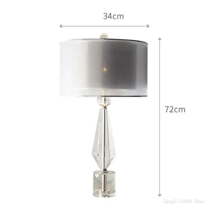 Decorbites™ Kristalltischleuchte – Moderne Luxus-Art-Deco-Beleuchtung für Wohnzimmer, Schlafzimmer, Nachttisch