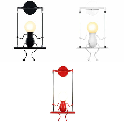 DecorBites™ Creative LED Wall Light Indoor Wall Sconce Modern Art Decor Iron E27