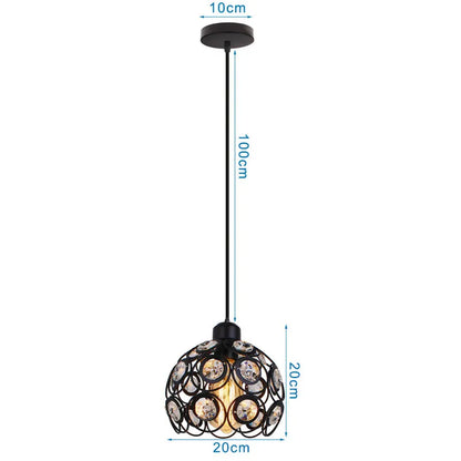 Decorbites™ Industrielles Nordisches Käfig-Pendant-Licht, Schwarzes Eisen Retro-Loft-Hängeleuchte