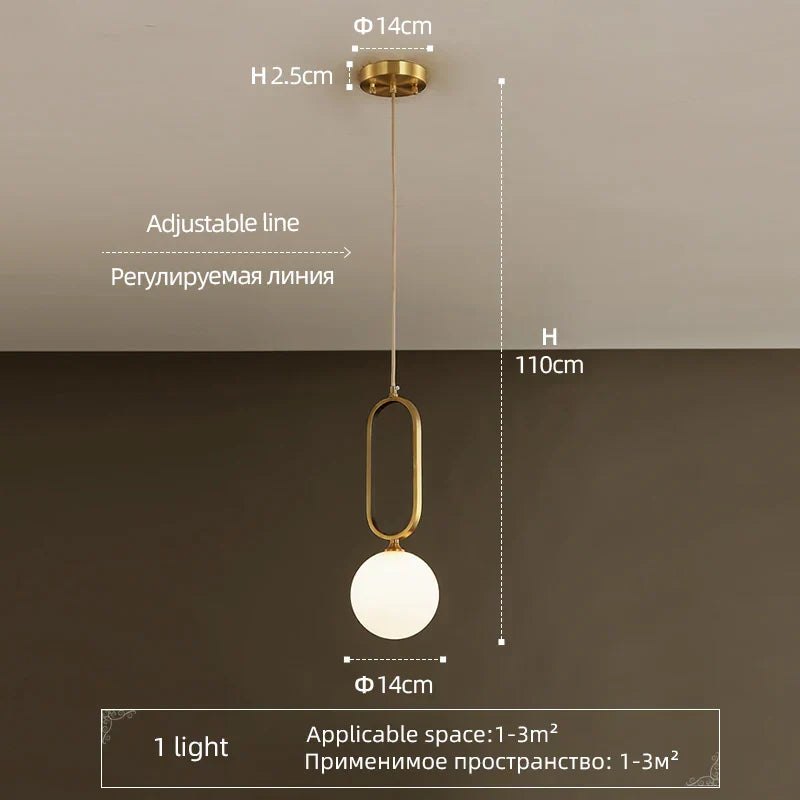 Decorbites™ LED-Kugelleuchter für modernes Luxus-Design im Schlafzimmer, Küche, Büro und mehr