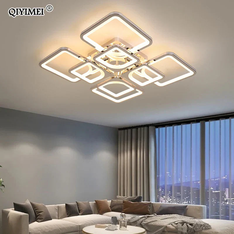 Decorbites™ LED-Kronleuchter: Fernbedienbar dimmbare Innenbeleuchtung für Schlafzimmer, Restaurant, Wohnzimmer