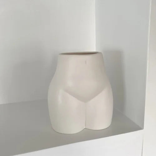 Decorbites™ Abstrakte menschliche Körper-Vase - Keramische Halbfigur-Home-Dekoration