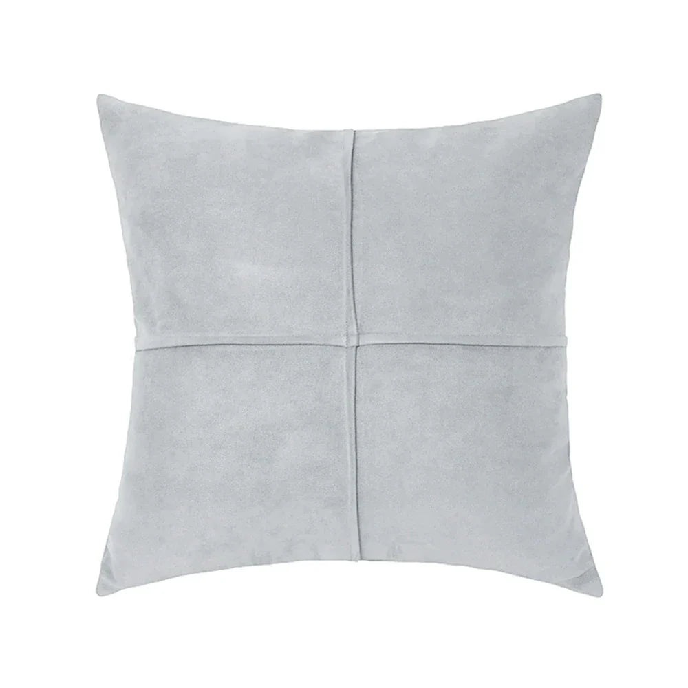DecorBites™ Cross Faux Suede Throw Pillow Cover for Car Couch Sofa Bed Home Decor