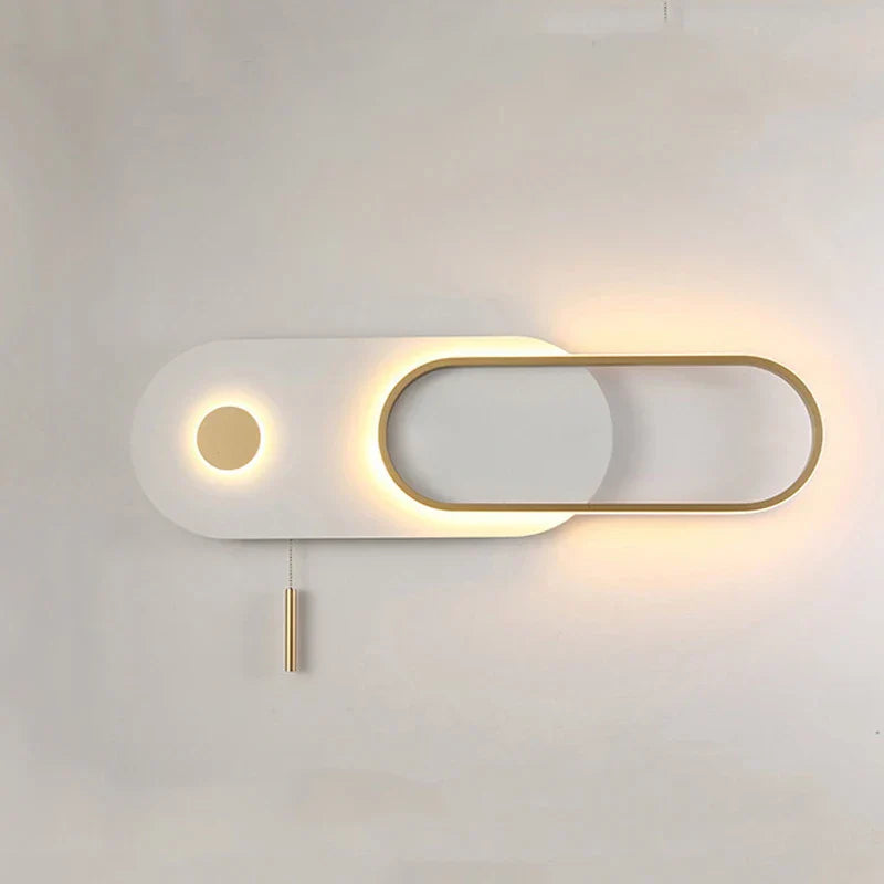 Decorbites™ LED-Wandleuchte Nordisches Design Modernes Wohnzimmer Schlafzimmer 17W Schwarz Weiß