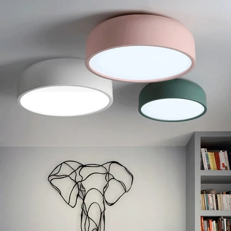 Decorbites™ Rundes LED-Deckenleuchte für Schlafzimmer und Wohnzimmer im modernen nordischen Design