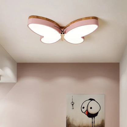 Decorbites™ LED-Schmetterlings-Lüster Modernes Holz-Deckenlicht für Kinderzimmer