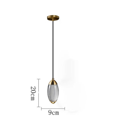 DecorBites™ Crystal LED Pendant Light for Restaurant, Bar & Bedroom