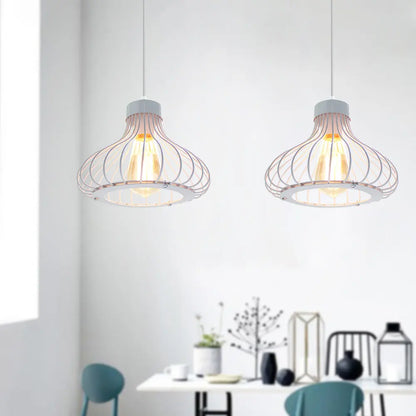 Decorbites™ Eisenkäfig-Hängeleuchten für modernes Vintage-Loft, retro Home-Dekor Küche Bar LED