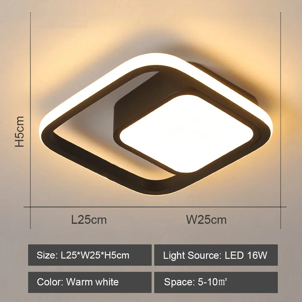 Decorbites™ LED-Deckenleuchter: Moderne Innenbeleuchtung für Zuhause, Schlafzimmer, Küche und Wohnzimmer
